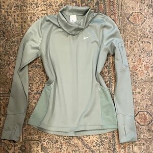 Nike Sage Green Long Sleeve Pullover